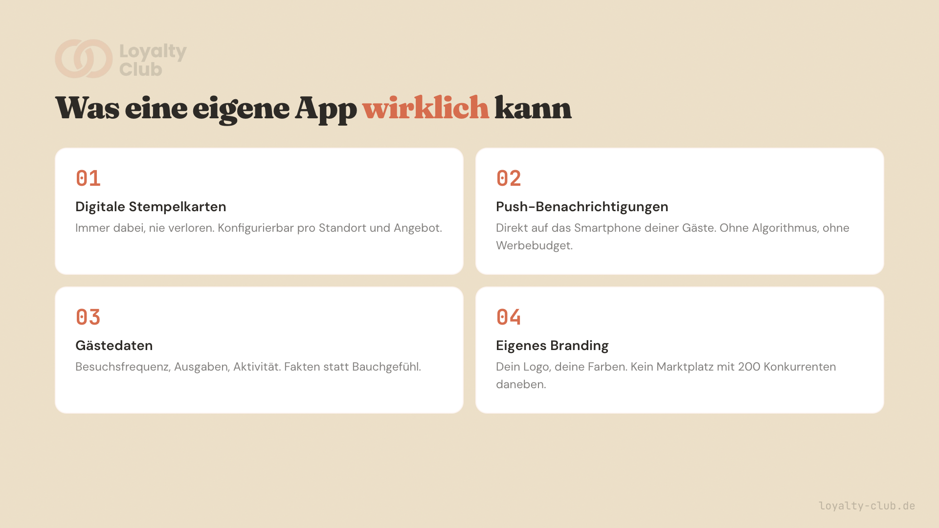 Was eine eigene Stammkunden App wirklich kann — 4 Kernfunktionen